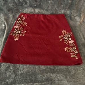 High Waisted Mini Skirt — Francesca’s — LIKE NEW